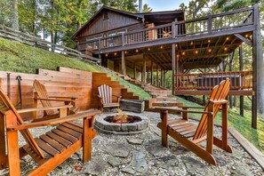 Terrace/patio - Carter`s Kaleidoscope View | Ellijay, GA (Ellijay)