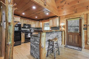 Fridge, microwave, oven, stovetop - Serenity on The Mountain | Blue Ridge, GA (Blue Ridge)