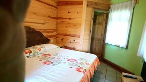 Cabaña clásica, 1 cama de matrimonio grande | Ropa de cama