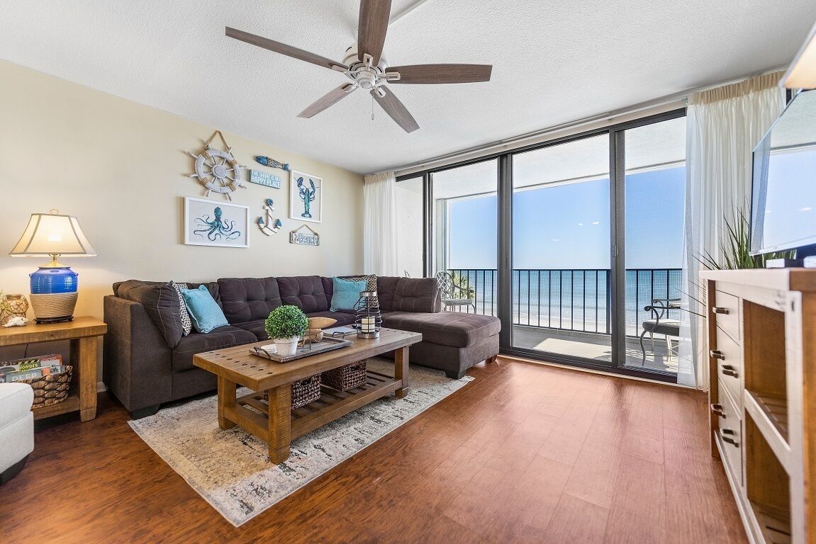 ~Sandy Feet Retreat~ Luxury Oceanfront Condo located in  Arcadian Two
