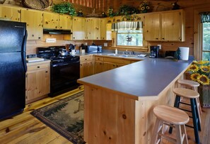 Fridge, oven, stovetop, dishwasher - Awesome View | Ellijay, GA (Ellijay)
