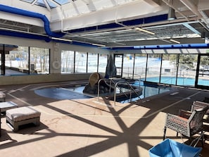 Indoor pool, outdoor pool