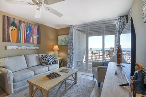 TV, DVD player - Sea Watch VIII 102 - Two Bedroom, Two Bath Oceanfront Condo (Garden City Beach)