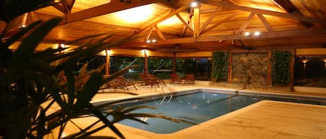 Indoor pool, 2 outdoor pools, sun loungers