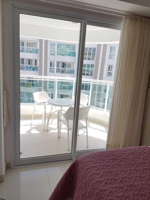 1 bilik tidur, peralatan tempat tidur premium, bar mini