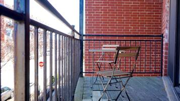 Business Apartment, Balcony, City View | Terrace/patio