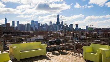 Luxury Penthouse, Balcony, City View | Terrace/patio