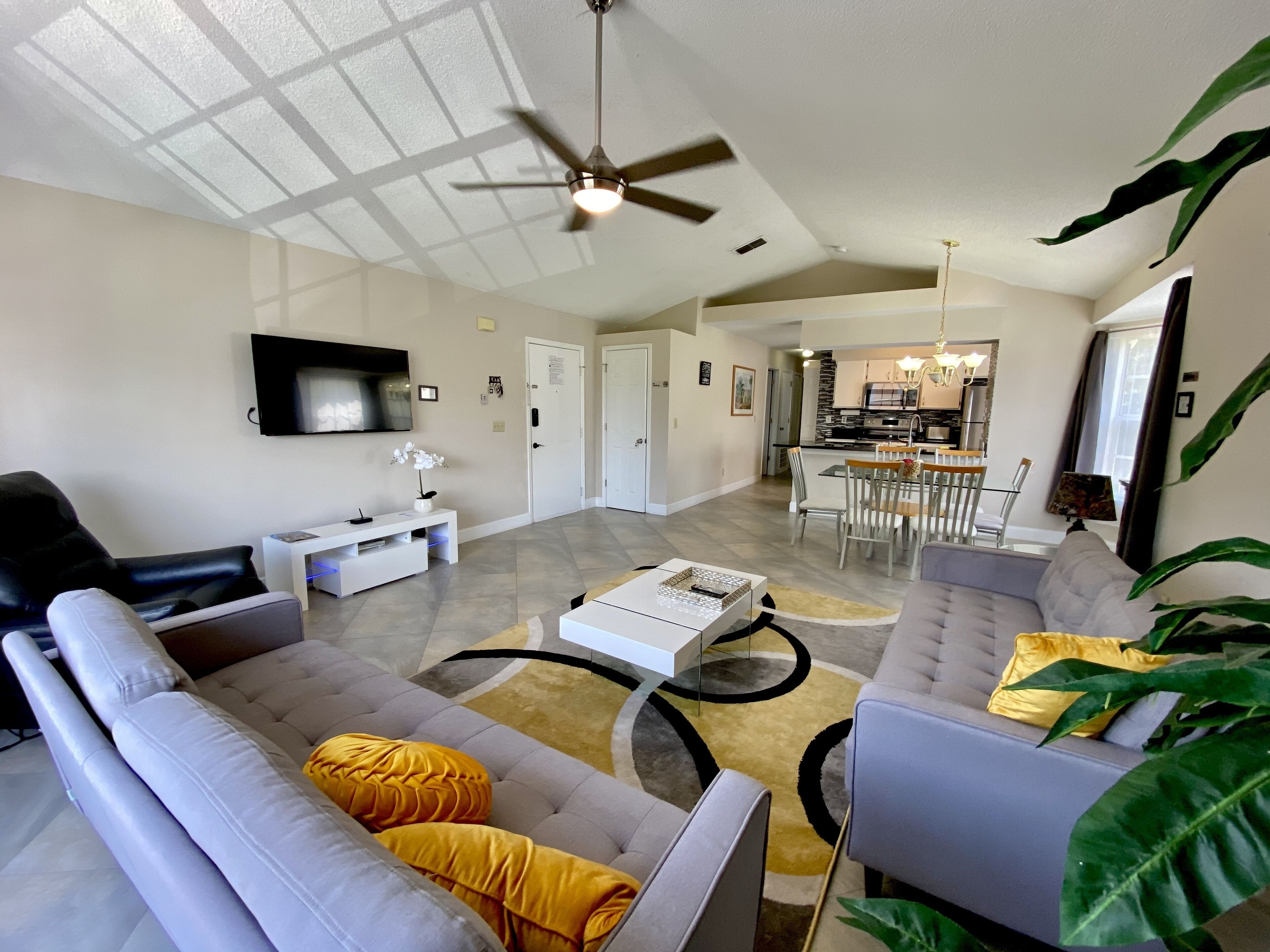 Smart TV, Netflix, DVD player, books