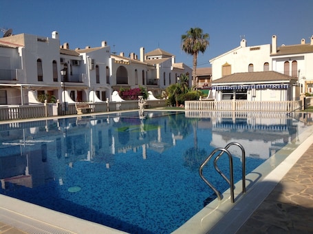 Pool. Delightful family villa in secure gated community with large pool.