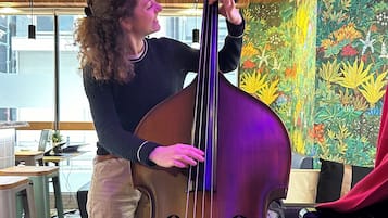 Siddeområde i lobbyen