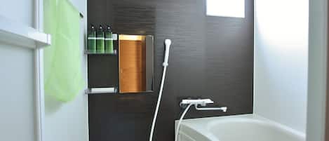 Standard Apartment, Non Smoking | Bathroom amenities | Separate tub and shower, deep soaking tub, free toiletries, hair dryer
