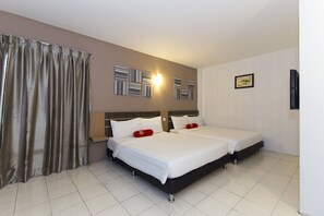 Familierom (Deluxe) | Skrivebord, lydisolert, strykejern/-brett og wi-fi (inkludert)