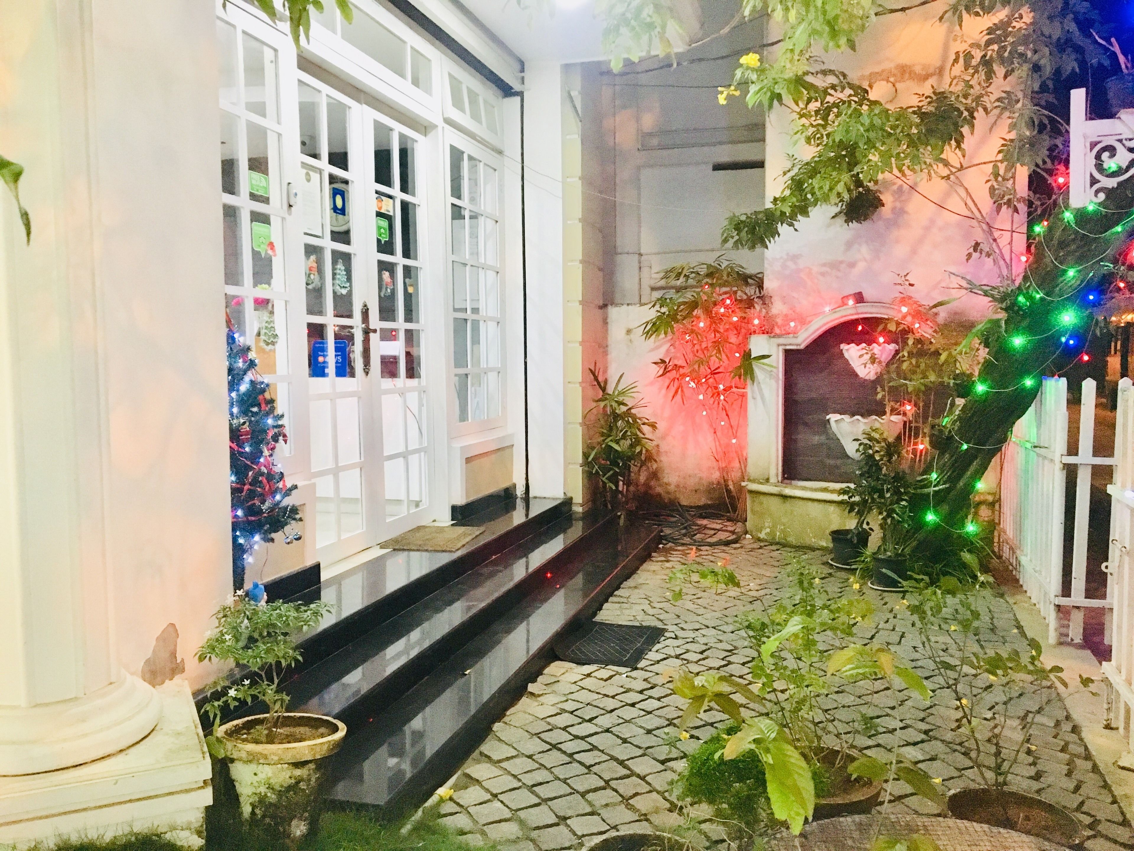 front of property – evening/night