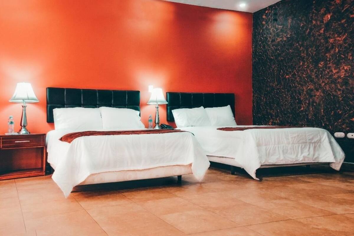 Quadruple Room, 2 Double Beds | 1 bedroom, desk, iron/ironing board, free WiFi