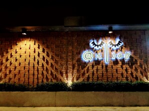 Front of property – evening/night