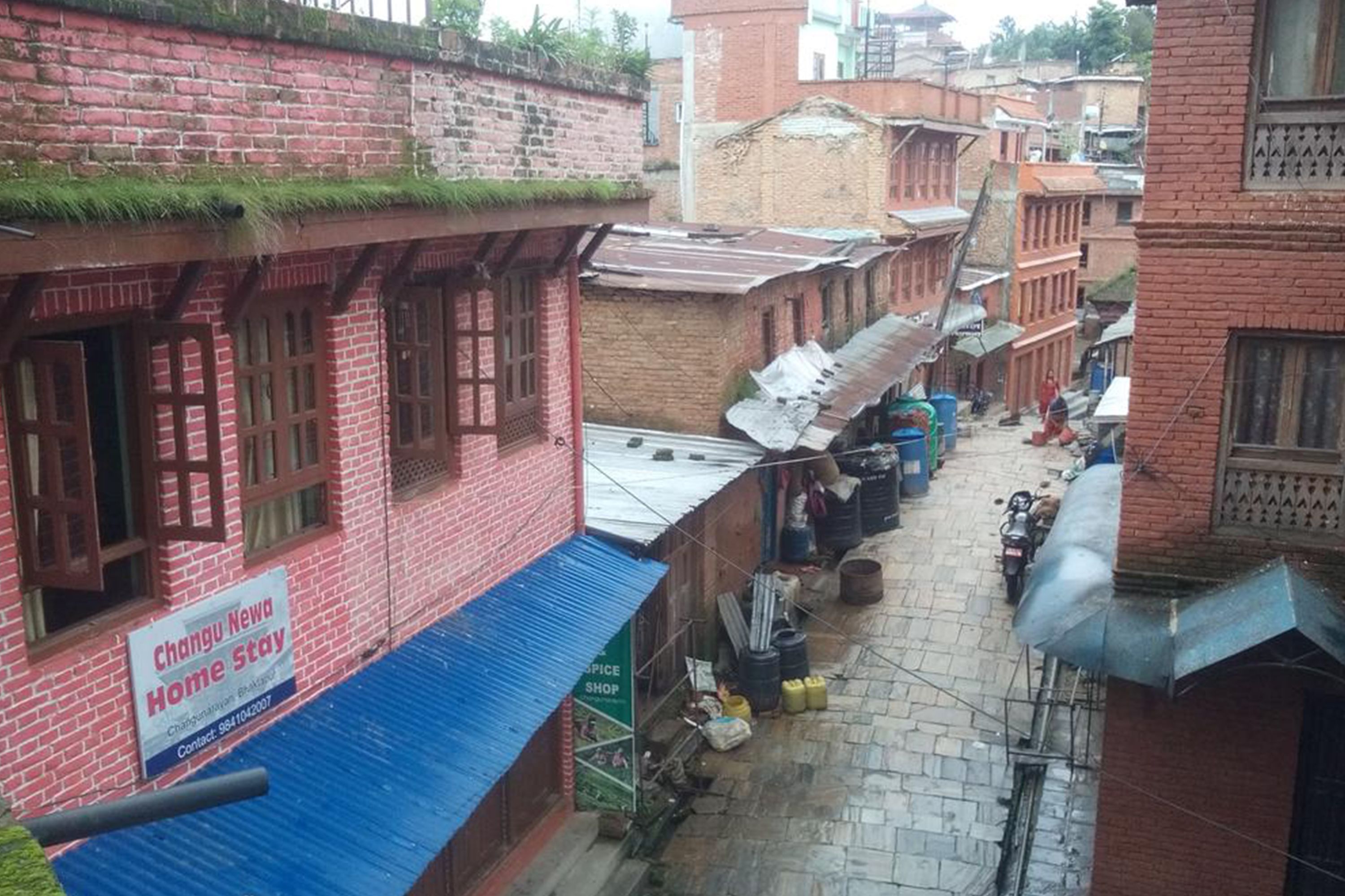 Façade de l’hébergement