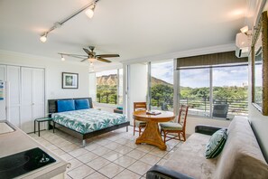Desk, iron/ironing board, free WiFi, bed sheets - 〰Waikiki〰Studio w/Spectacular Views & Balcony-WAIKIKI GRAND HOTEL® 712 (Honolulu)