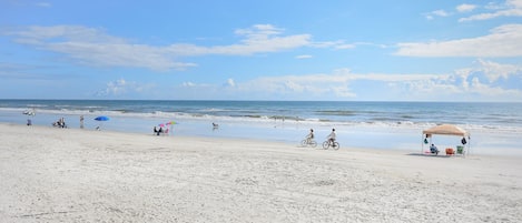 Aan het strand