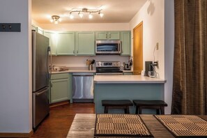 Fridge, microwave, oven, stovetop - Cozy 2BR/2BA Condo at Big Sky Resort (Big Sky)