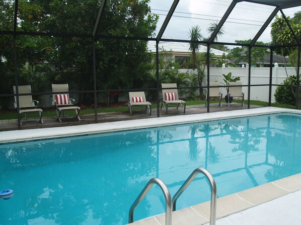 Una piscina climatizada