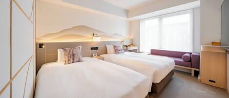 Chambre Confort avec lits jumeaux | Coffres-forts dans les chambres, rideaux occultants