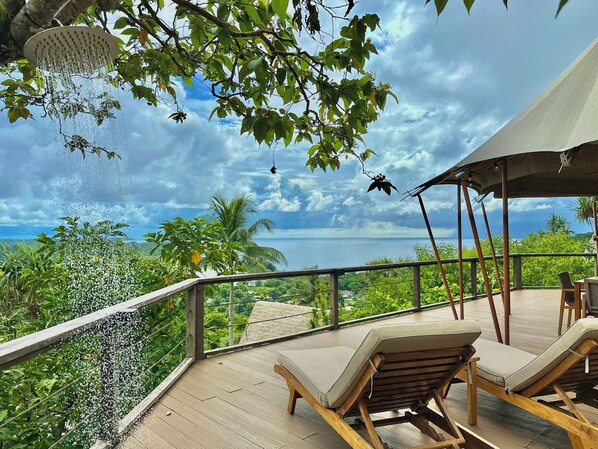 Luxury Canvas Bungalow | Terrasse/Patio