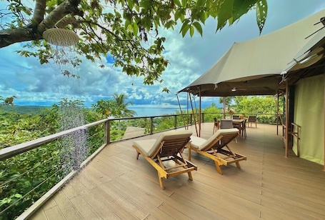 Luxury Canvas Bungalow | Terrace/patio. Palau Carolines Resort