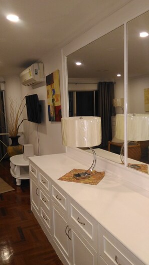 Estúdio panorâmico | Comodidades do quarto