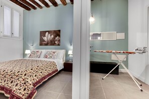Apartment, 1 Bedroom | 1 bedroom, iron/ironing board, bed sheets
