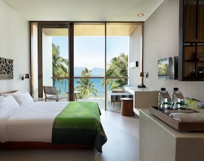 Chambre Double Deluxe, vue océan | Vue sur la plage/l’océan