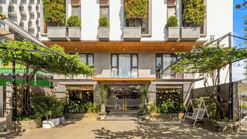 Voorkant van accommodatie