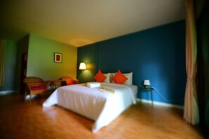 Deluxe Double Room, 1 King Bed | Blackout curtains, rollaway beds, free wired Internet - Home and Hill Resort (Nakhon Nayok)