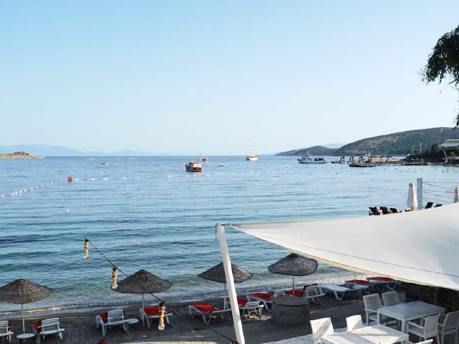 Vista a la playa o al mar