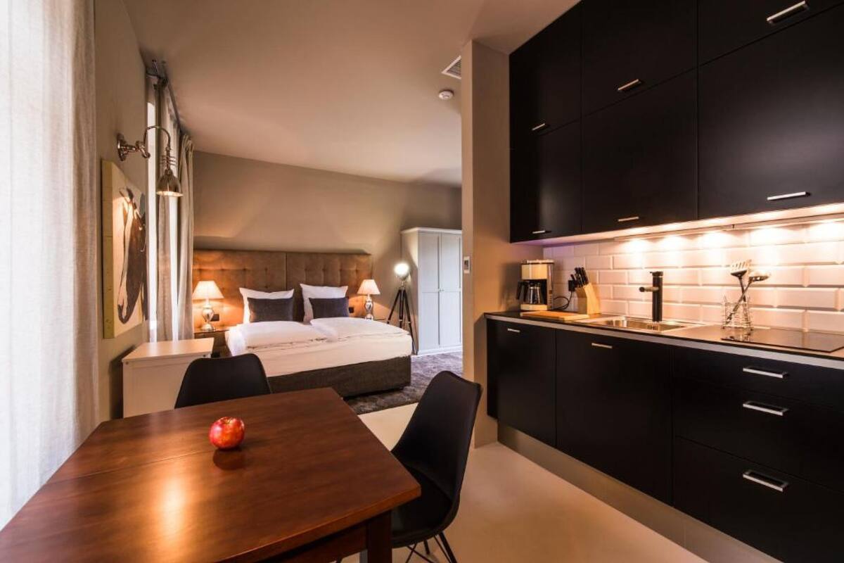 Studio (Apartment) | Wohnbereich | Flachbildfernseher
