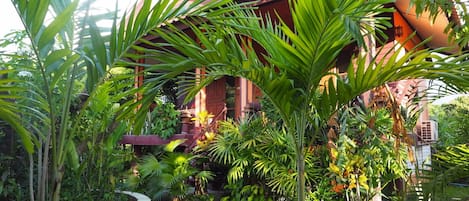 Standard-Doppel- oder -Zweibettzimmer | Blick auf den Garten