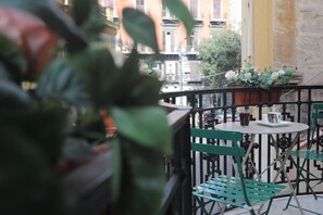 Dobbeltrom – deluxe, balkong | Sengetøy i egyptisk bomull og sengetøy av topp kvalitet