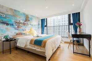 豪華行政商務套房 | 2 間睡房、高級寢具、記憶棉床墊、獨特裝修