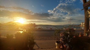 Vue depuis lâhĂ©bergement
