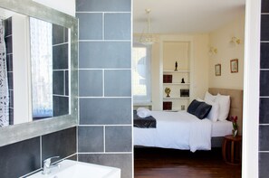 Deluxe kamer, uitzicht op tuin | Gratis wifi