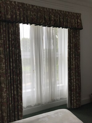 Desk, iron/ironing board, free wired internet, bed sheets