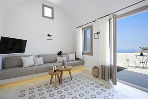 Suite, bañera de hidromasaje (201) | Balcón