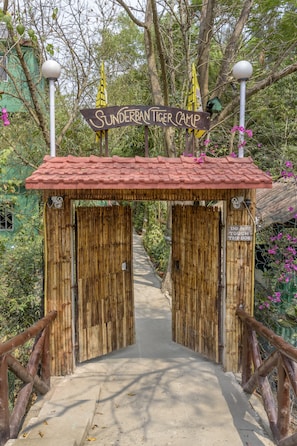 Entrée de l’hébergement 