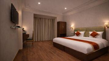 Habitación Deluxe con 1 cama matrimonial o 2 individuales | Escritorio, wifi gratis y ropa de cama