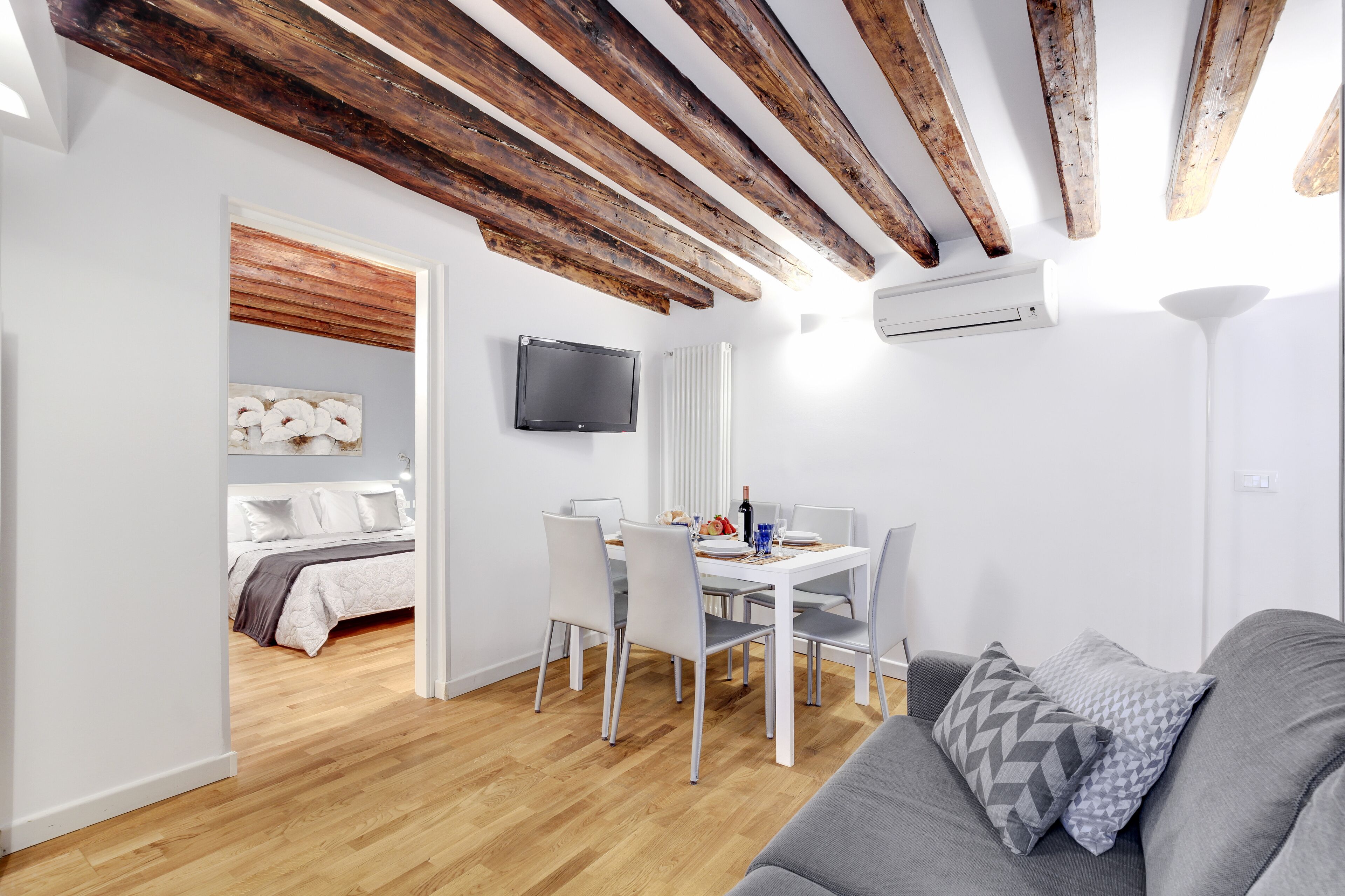 Apartment, 2 Bedrooms | Living area | LCD TV