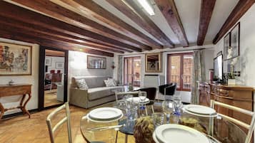 Apartment, 1 Bedroom | Living area | Flat-screen TV