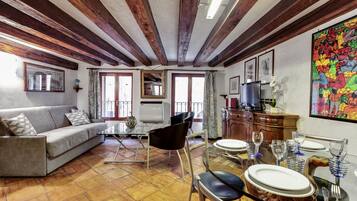 Apartment, 1 Schlafzimmer | Wohnbereich