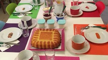 Petit déjeuner continental compris tous les jours