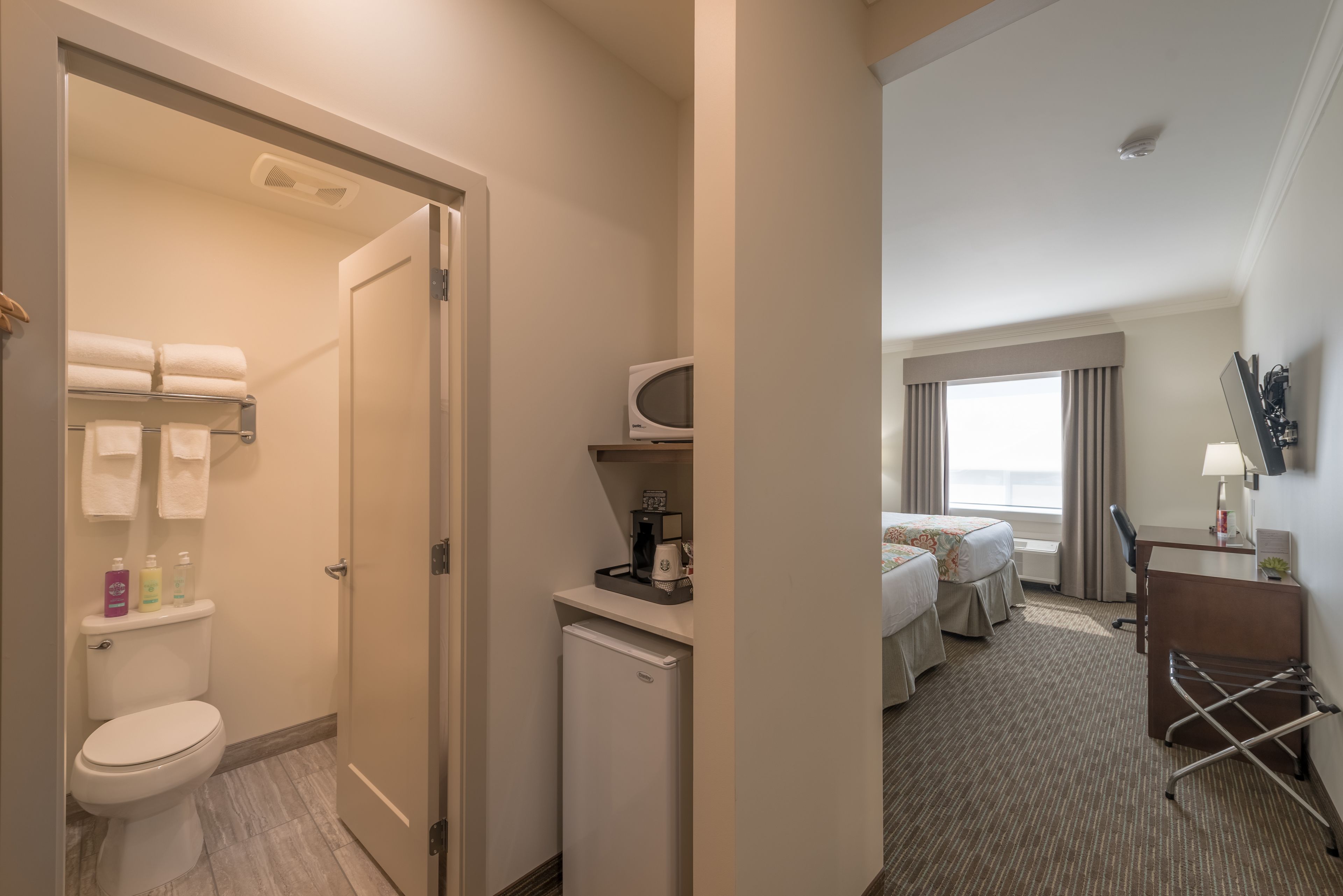 In-room safe, desk, blackout curtains, iron/ironing board