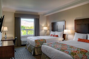 Room, 2 Queen Beds (Coast Two Queens) | In-room safe, desk, blackout drapes, iron/ironing board - Coast Oliver Hotel (Oliver)