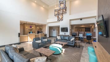 Sala de estar en el lobby